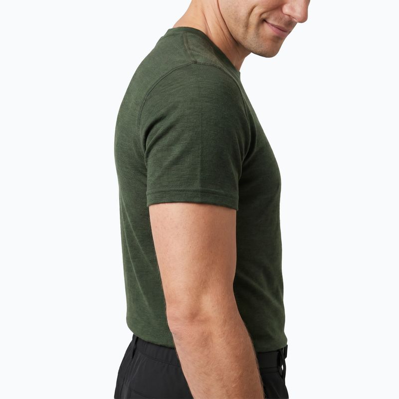 Vyriški termoaktyvūs marškinėliai WOOLCANO Merino 100% TEE0546 žalia 4