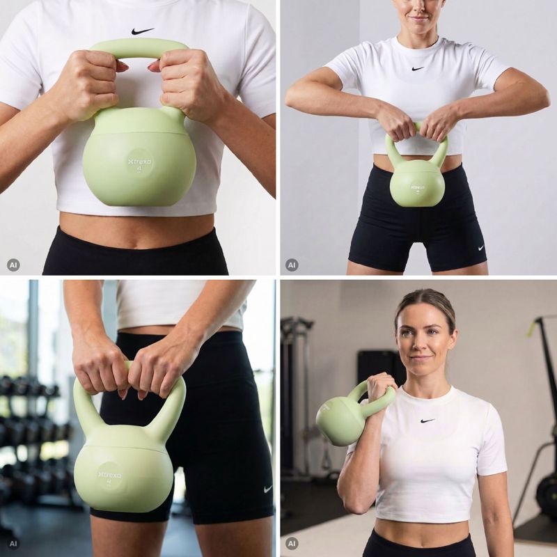 Minkštas kettlebell Xtrexo SK04 Green 5