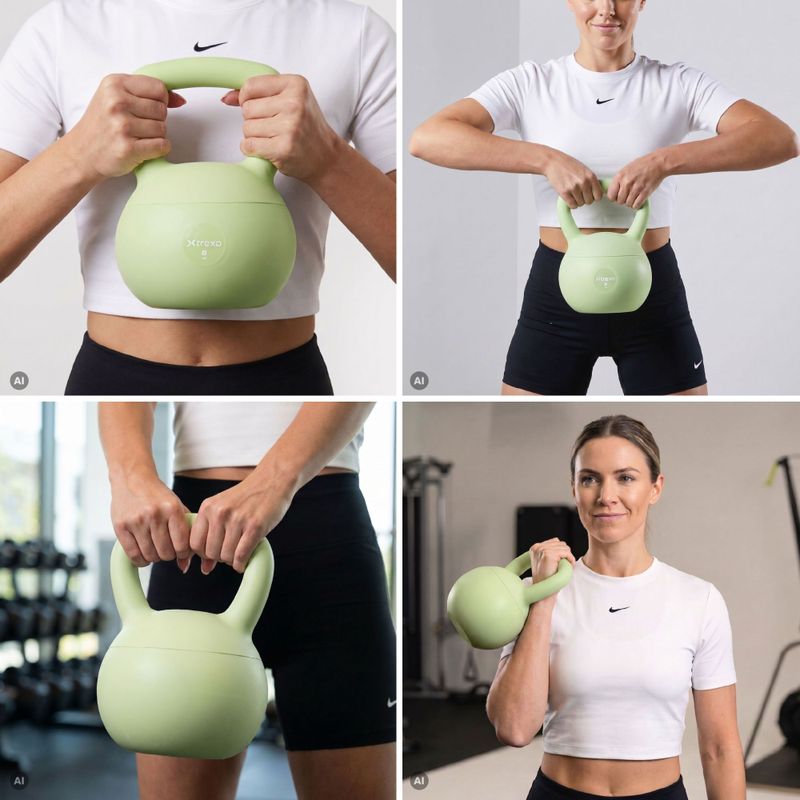 Minkštas kettlebell Xtrexo SK08 Green 5
