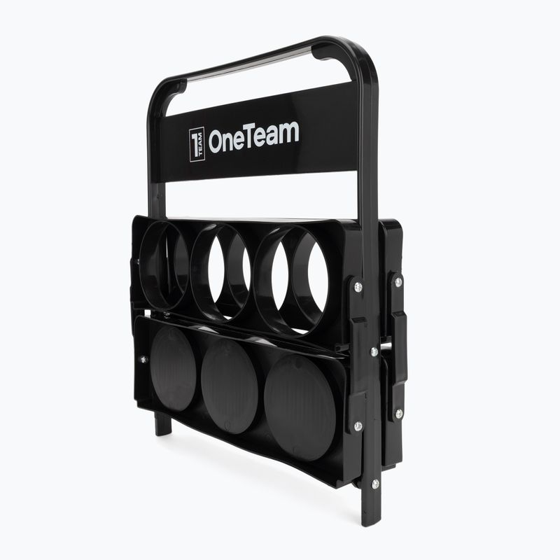 Rinkinys OneTeam Water Bottle Carries + Bidon Sportano Black 7