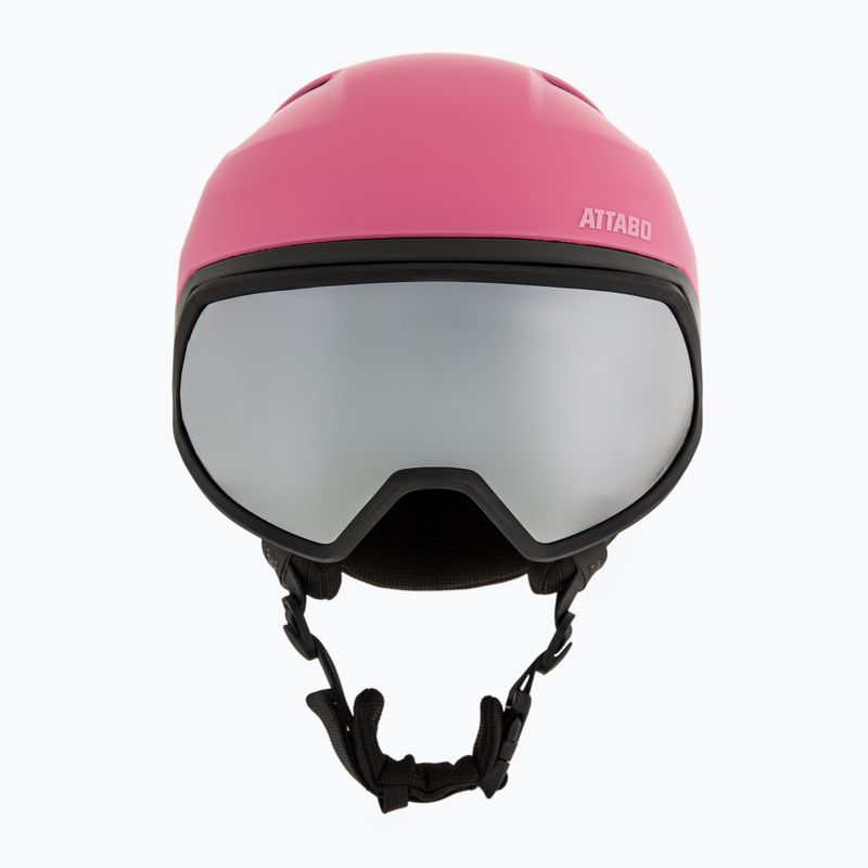 Vaikiškas slidinėjimo šalmas ATTABO Avens 3.0 Jr Visor ERT Pink 2