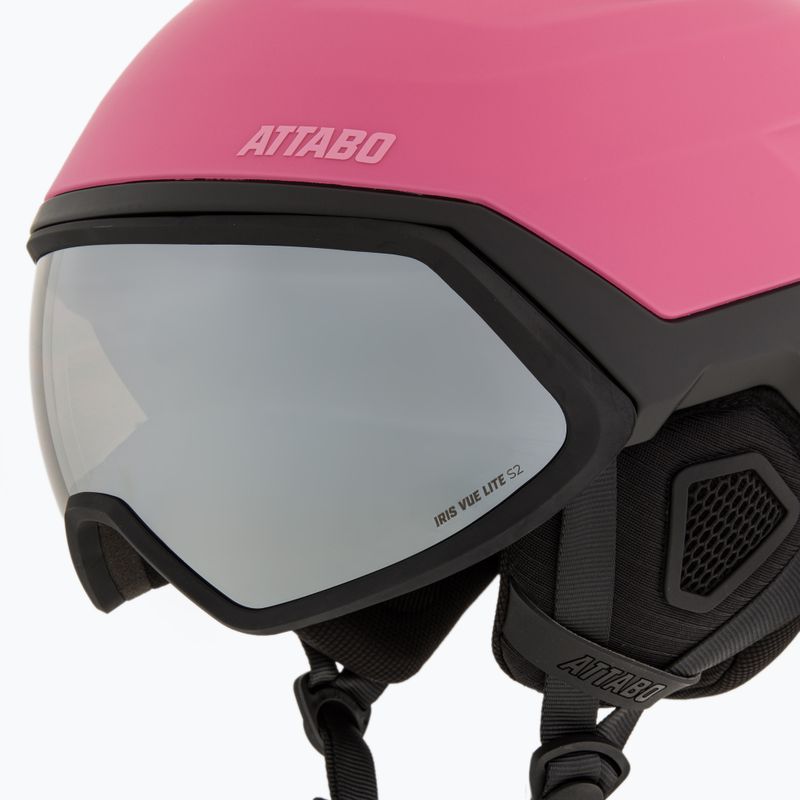 Vaikiškas slidinėjimo šalmas ATTABO Avens 3.0 Jr Visor ERT Pink 14