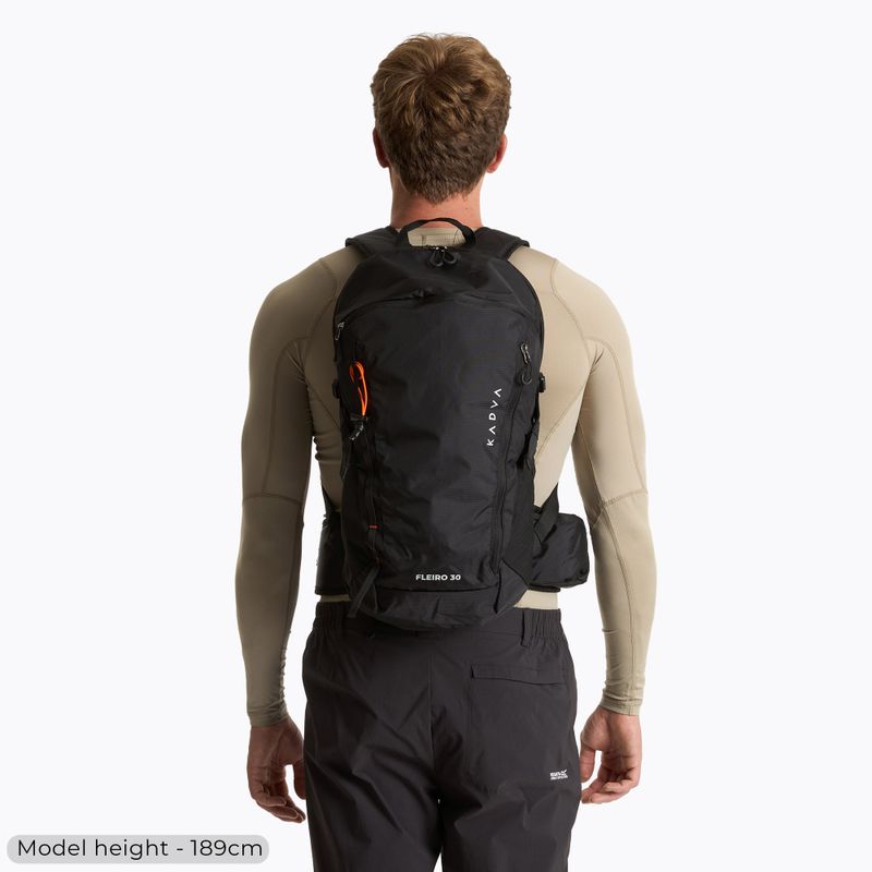 Turistinė kuprinė KADVA Fleiro 30 l juoda 5