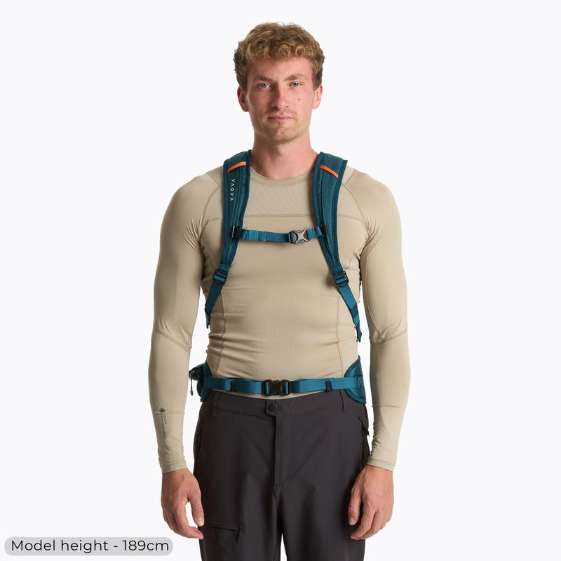 Turistinė kuprinė KADVA Fleiro 30 l tamsi žalsvai mėlyna 3