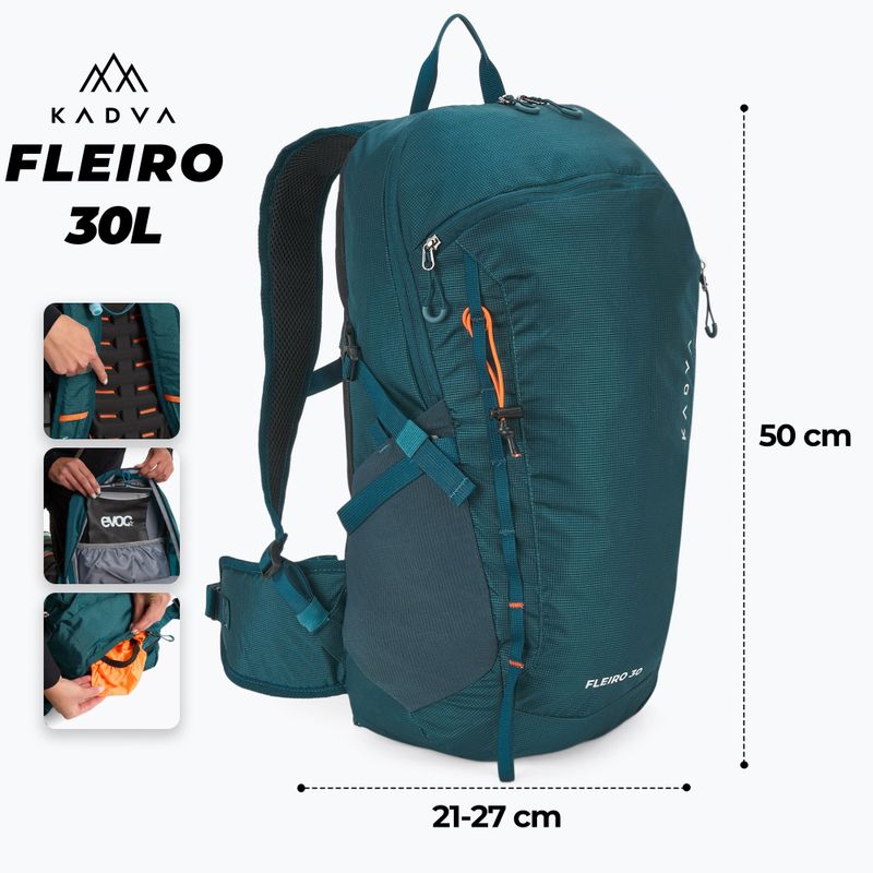 Turistinis kuprinė KADVA Fleiro 30 l tamsiai jūrinė 2