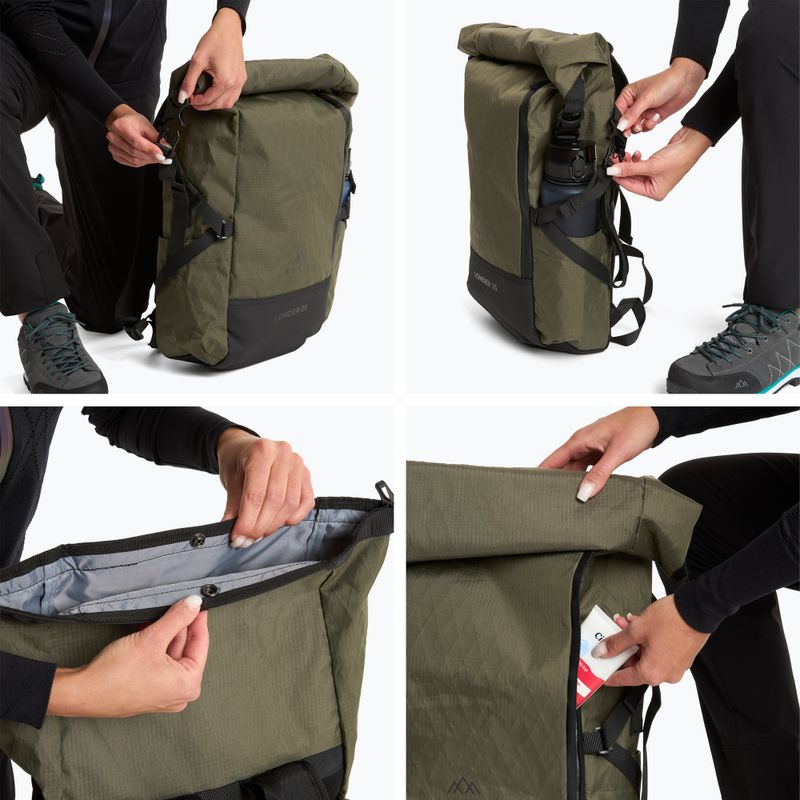 Turistinė kuprinė KADVA Londer 25 l žalia 11