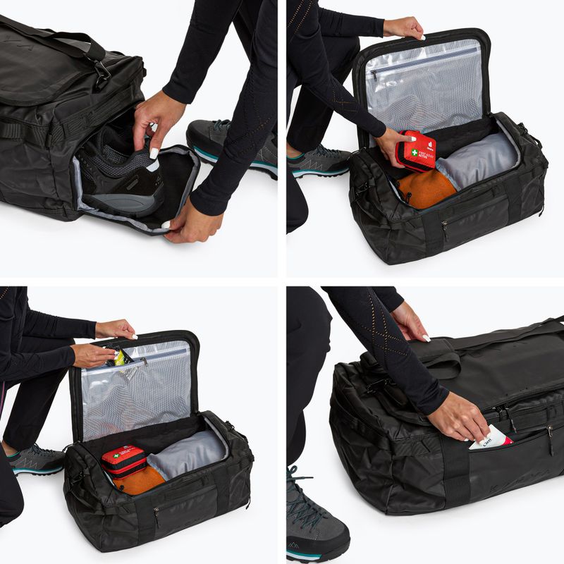 Krepšys Duffel Bag KADVA 2in1 Alltaker 40 l juodas 10