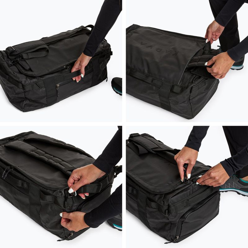 Krepšys Duffel Bag KADVA 2in1 Alltaker 40 l juodas 11