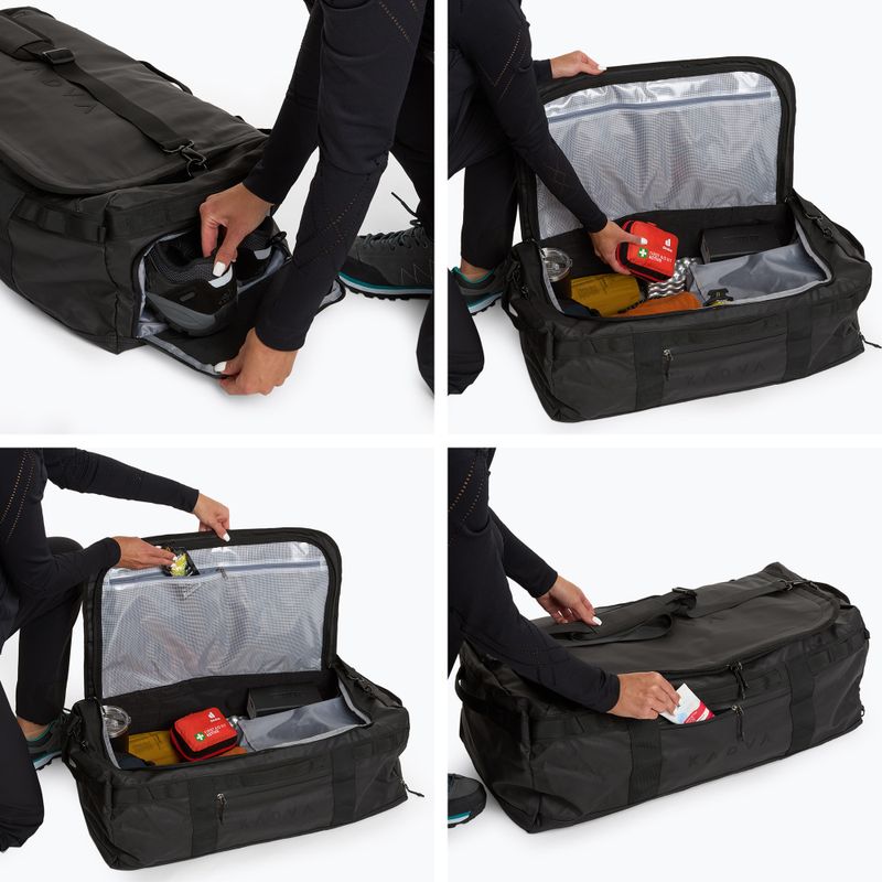 Krepšys Duffel Bag KADVA 2in1 Alltaker 60 l juodas 11
