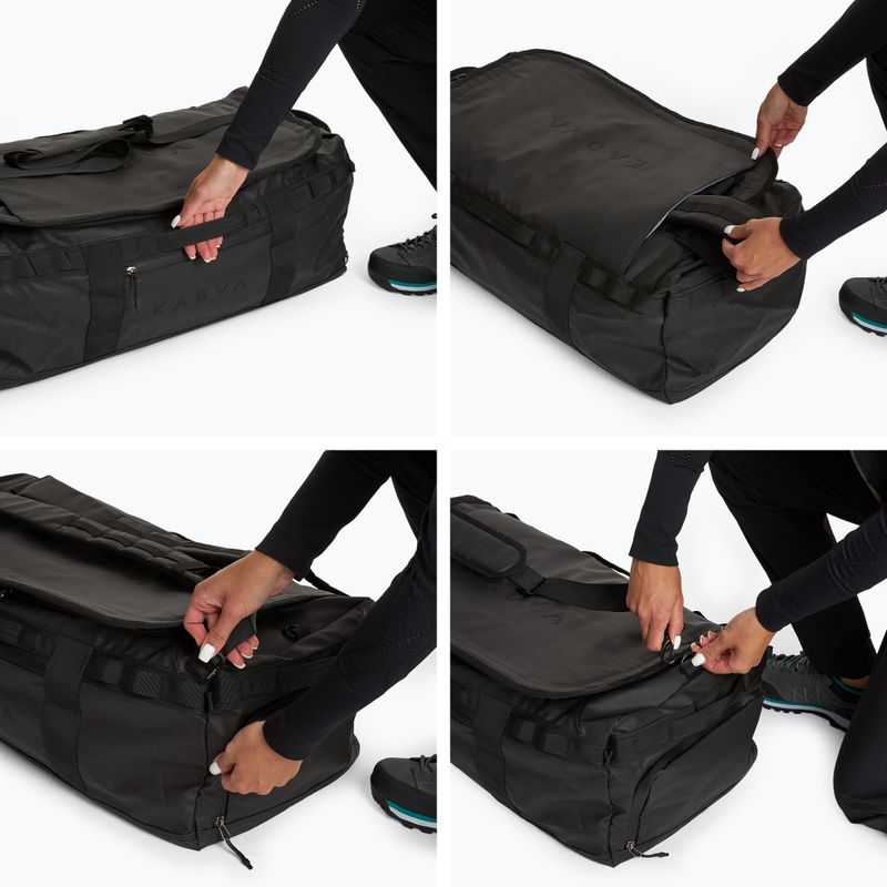 Krepšys Duffel Bag KADVA 2in1 Alltaker 60 l juodas 12
