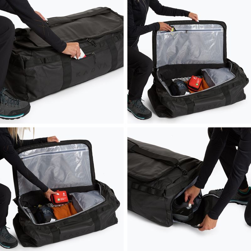 Krepšys su kuprinės funkcija KADVA Alltaker 90 l 11