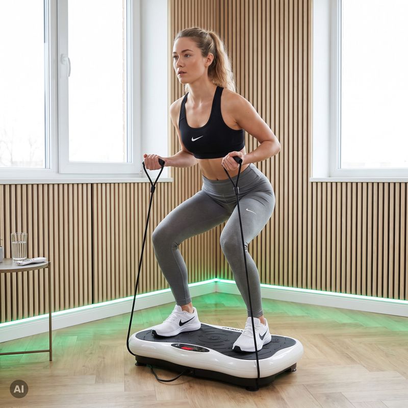 Platforma wibracyjna XTREXO Sora biały 3