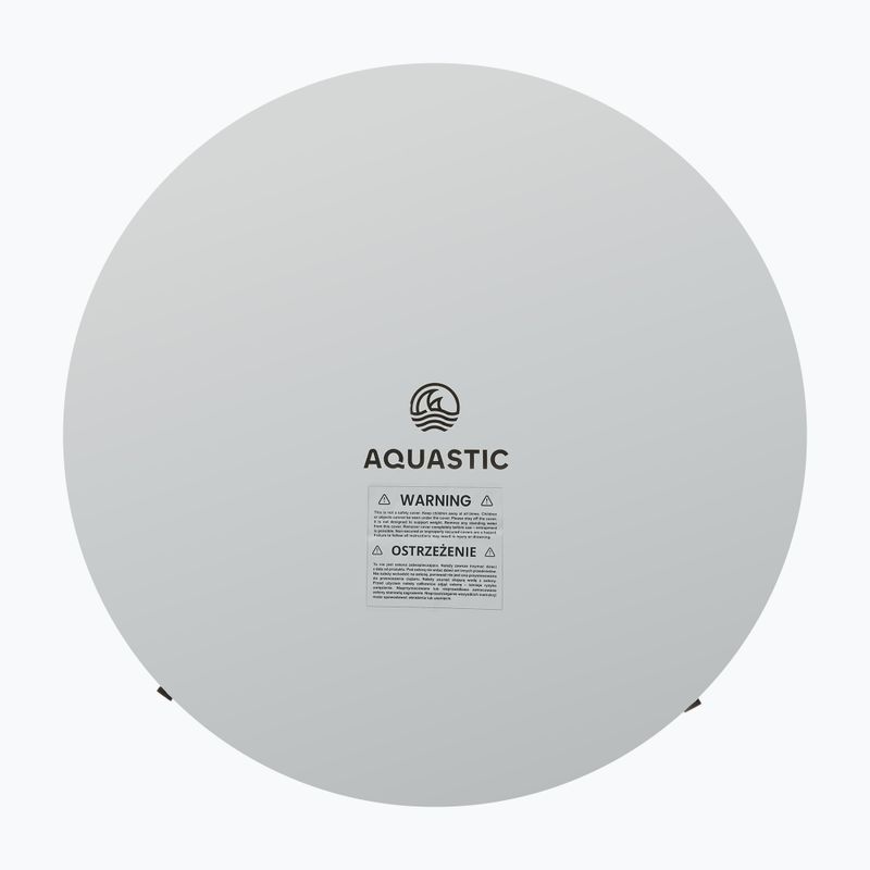 Pripučiamas baseinas AQUASTIC ONSEN drop stitch 700 l 150 cm pilkas 7