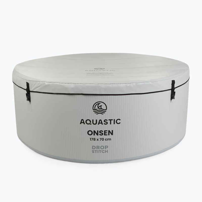 Basen pompowany AQUASTIC ONSEN drop stitch 1200 l 178 cm szary