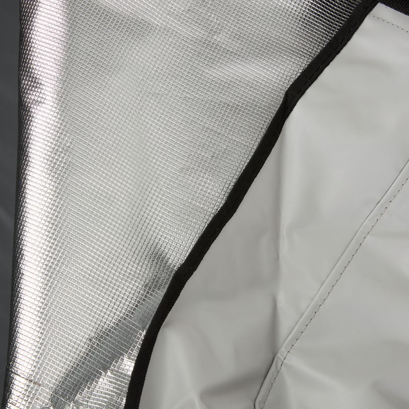 Pripučiamas baseinas AQUASTIC ONSEN drop stitch 1400 l 186 cm pilkas 10