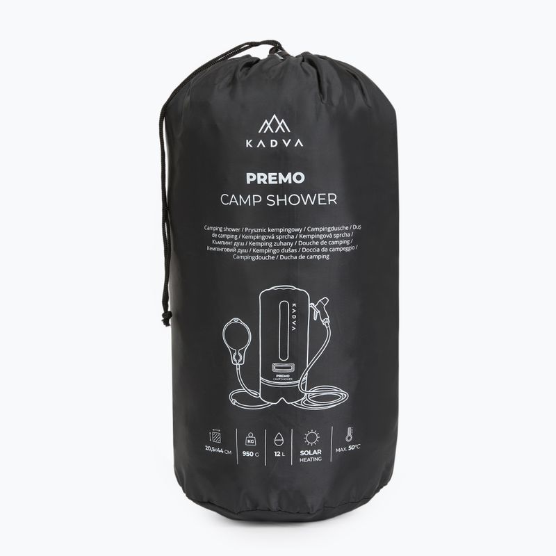 Stovyklavimo dušas KADVA Premo black 9