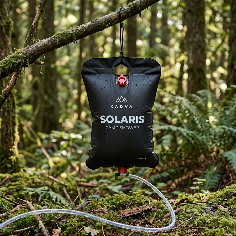 Stovyklavimo dušas KADVA Solaris black 9