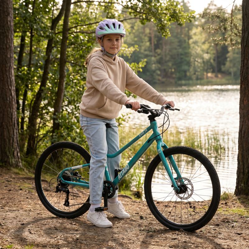 Vaikiškas dviratis ATTABO EASE 24" 9,6 kg Gen 2 turquoise 4