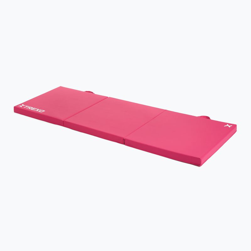 Gimnastikos kilimėlis TREXO sulankstomas 180 x  60 x 5 cm rožinis 2