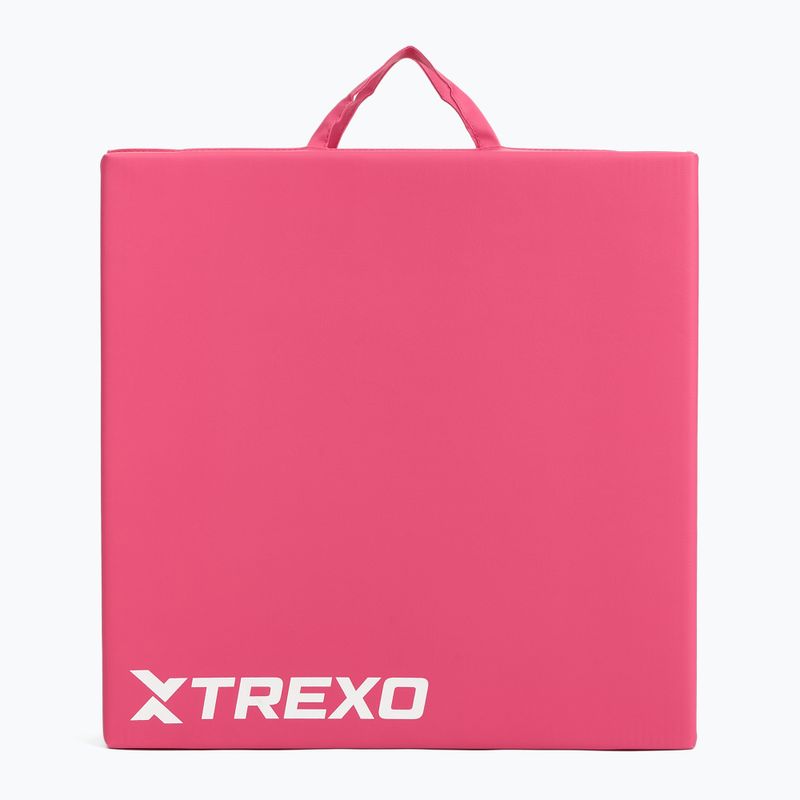 Gimnastikos kilimėlis TREXO sulankstomas 180 x  60 x 5 cm rožinis 5