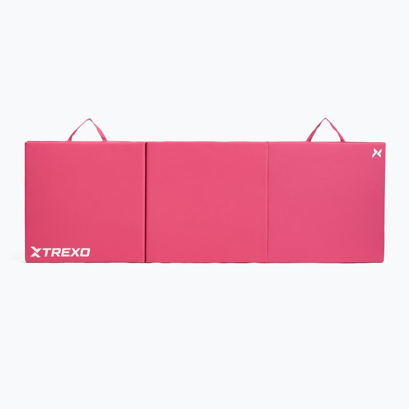 Gimnastikos kilimėlis TREXO sulankstomas 180 x  60 x 5 cm rožinis 6