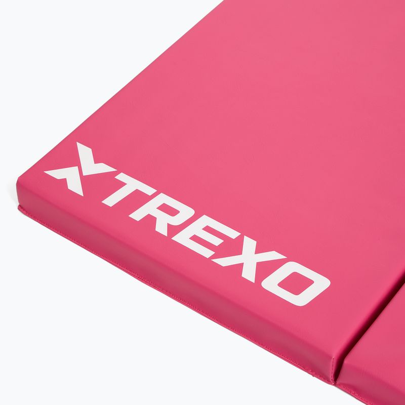 TREXO sulankstomas gimnastikos čiužinys 195 x 80 x 5 cm rožinės spalvos 7