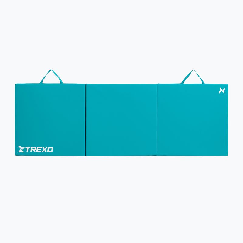 Gimnastikos kilimėlis TREXO sulankstomas 180 x  60 x 5 cm žalias 6