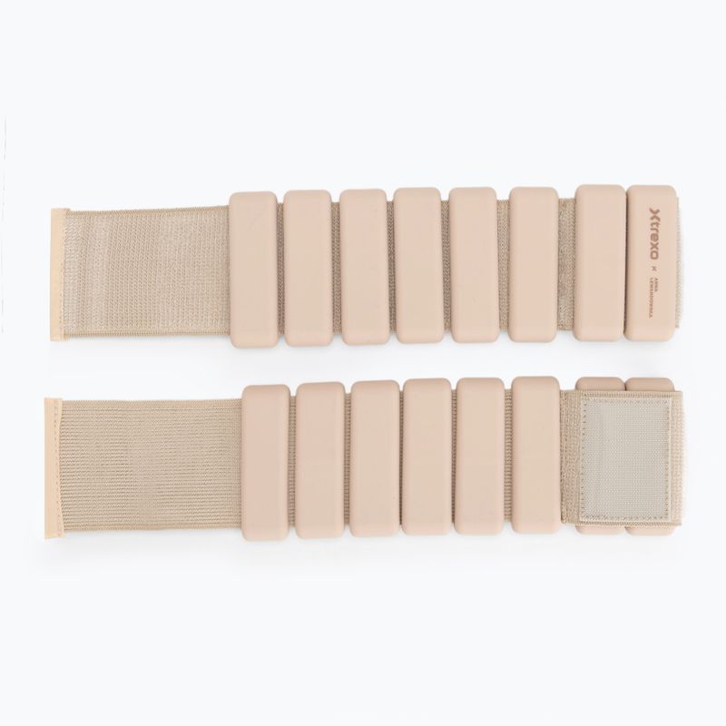 Sunkūs diržai kulkšnių ir riešų žastams XTREXO x Anna Lewandowska Bangles 205 Beige 4