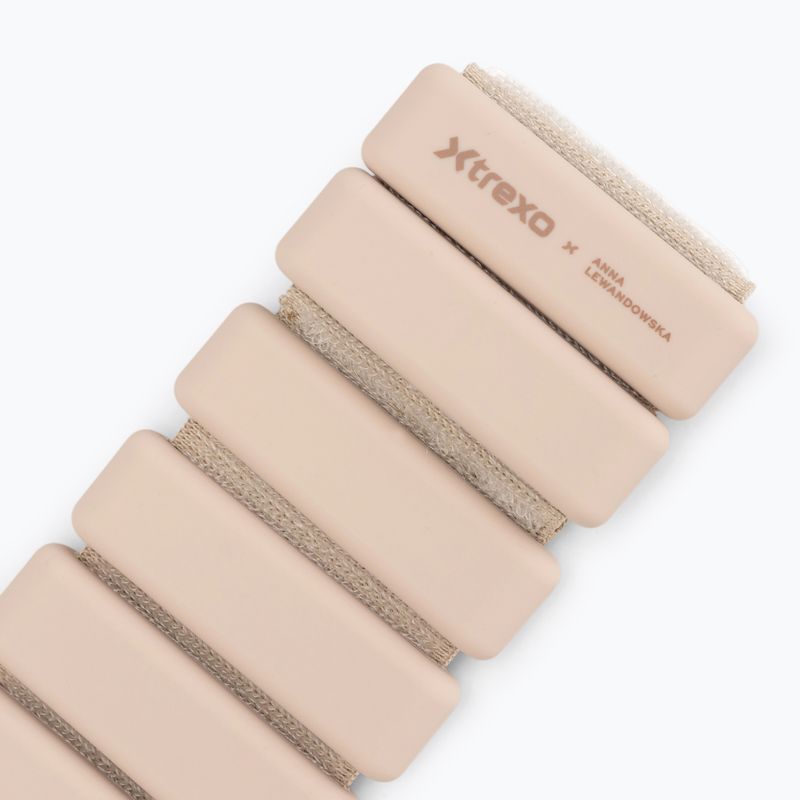 Sunkūs diržai kulkšnių ir riešų žastams XTREXO x Anna Lewandowska Bangles 205 Beige 6