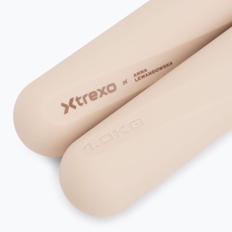 Svarmenų rinkinys XTREXO x Anna Lewandowska Bars 210 Beige 5