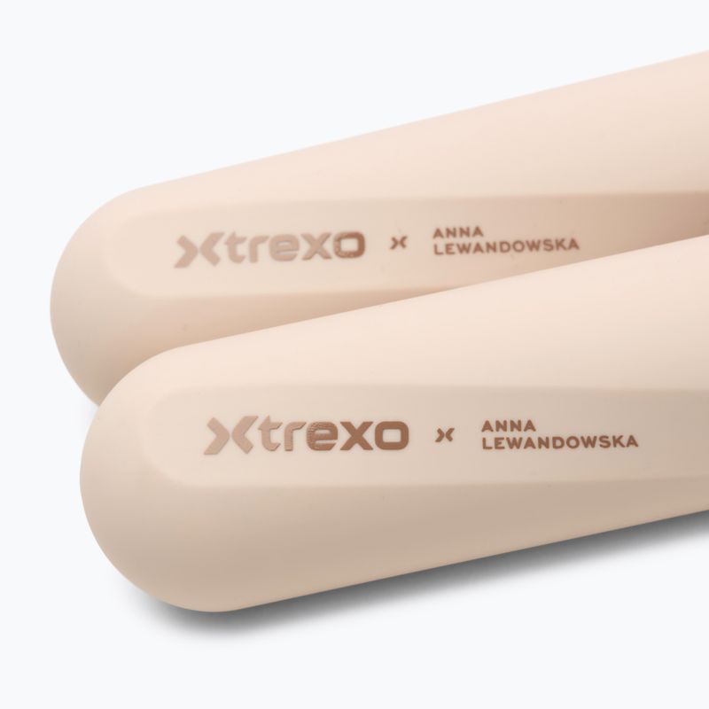 Svarmenų rinkinys XTREXO x Anna Lewandowska Bars 210 Beige 6