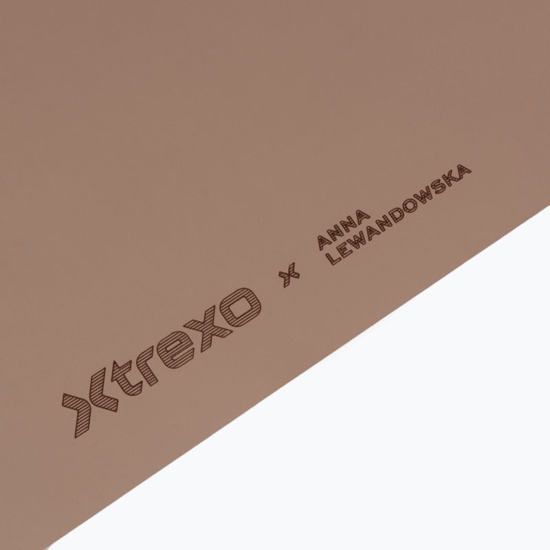 Pratimų ir jogos kilimėlis XTREXO x Anna Lewandowska play mat 183x61 Milktea 4
