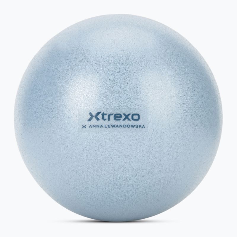 Mažo gimnastikos kamuolys XTREXO x Anna Lewandowska ball 20cm Azul Bruma