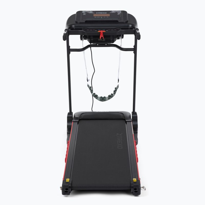 Bėgimo takelis XTREXO X110+ su masažuokliu, juodas 5