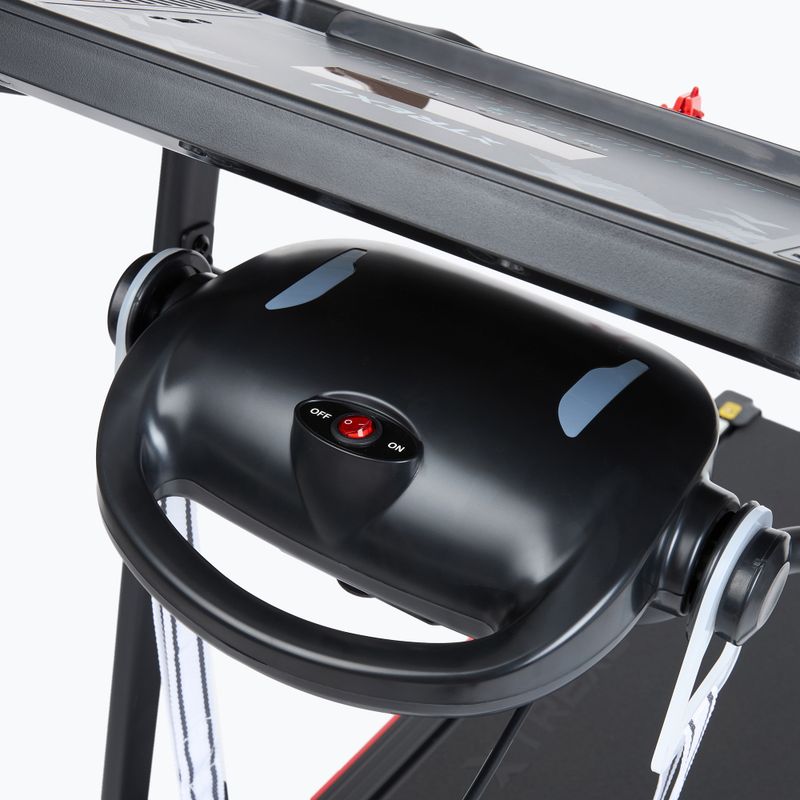 Bėgimo takelis XTREXO X110+ su masažuokliu, juodas 12