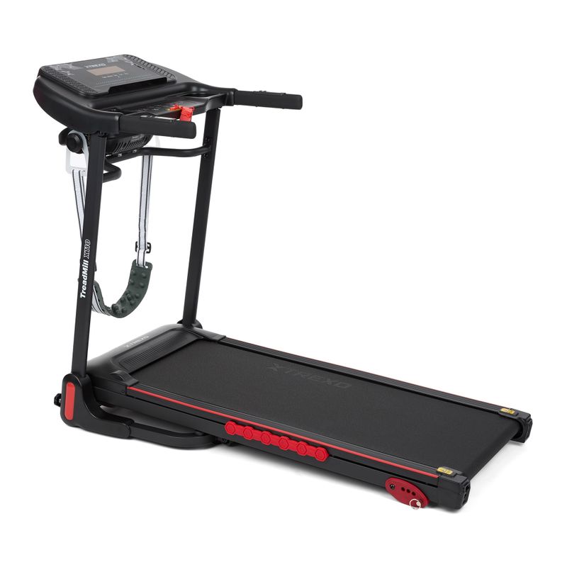 Bėgimo takelis XTREXO X110+ su masažuokliu, juodas 18