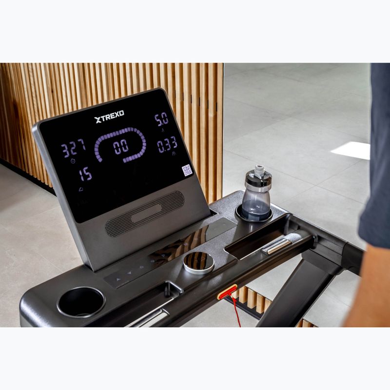 Elektrinis bėgimo takelis XTREXO X400 juodas 9