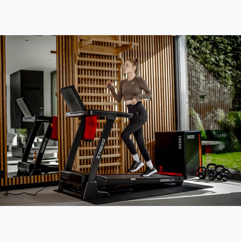 Elektrinis bėgimo takelis XTREXO X400 juodas 14