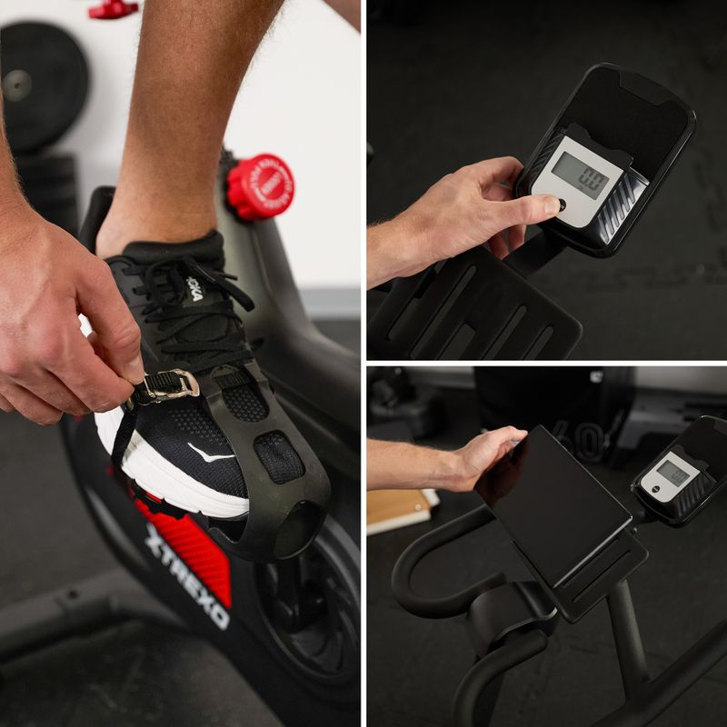 Spiningo dviratis XTREXO C-One juodas 10