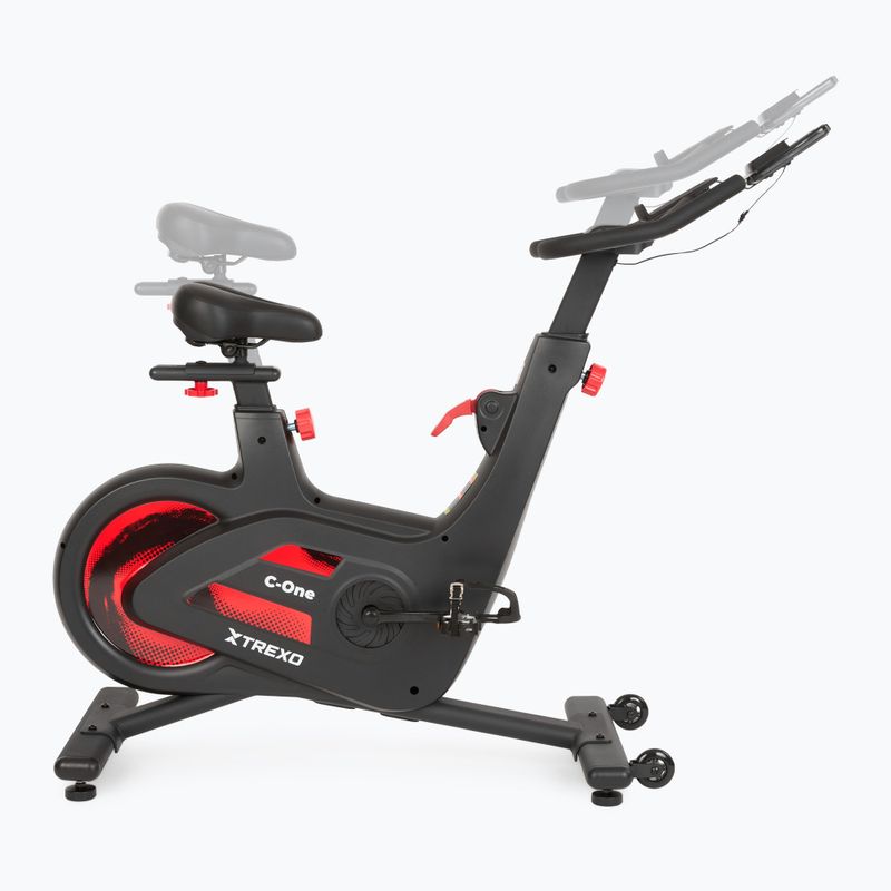 Spiningo dviratis TREXO C-One juodas 11