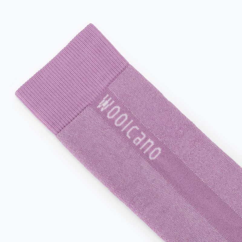 Moteriškos slidinėjimo kojinės Woolcano SCK1096 Szary/Różowy 3