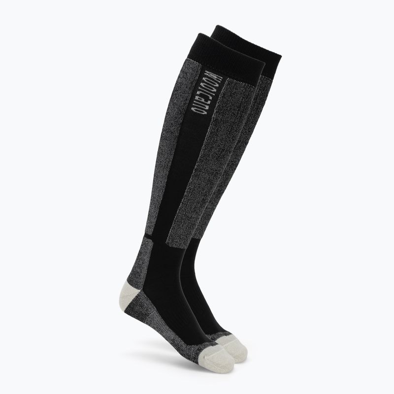 Vyriškos slidinėjimo kojinės Woolcano SCK1097 czarny/szary