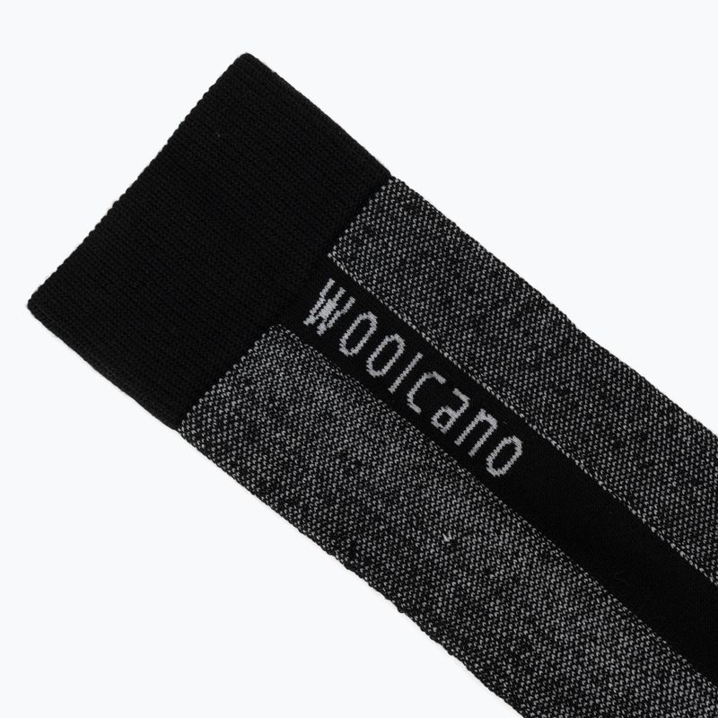 Vyriškos slidinėjimo kojinės Woolcano SCK1097 czarny/szary 3