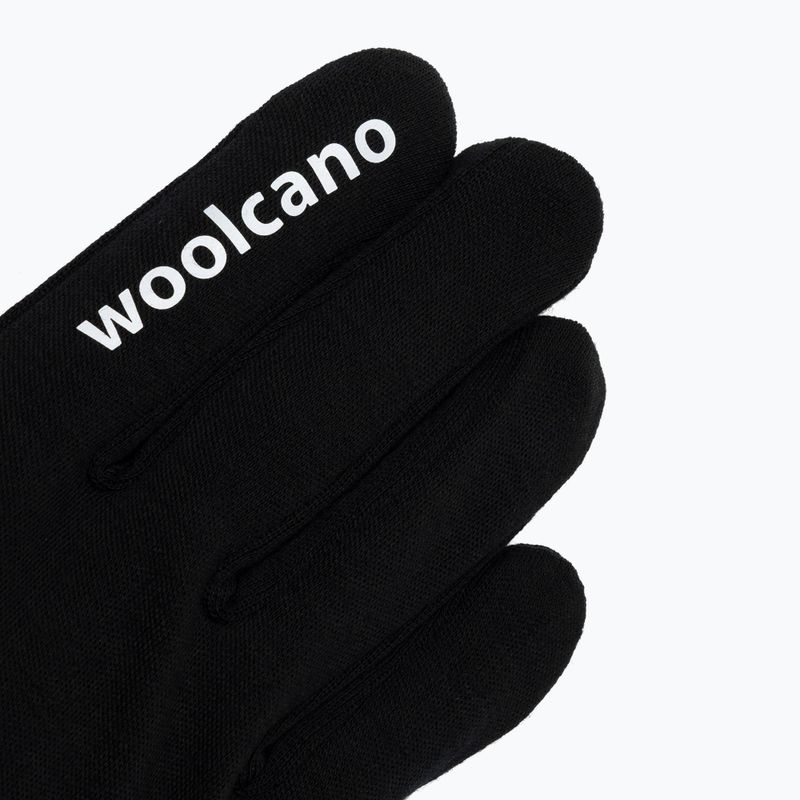 Pirštinės Woolcano GLV1106 Czarny 4