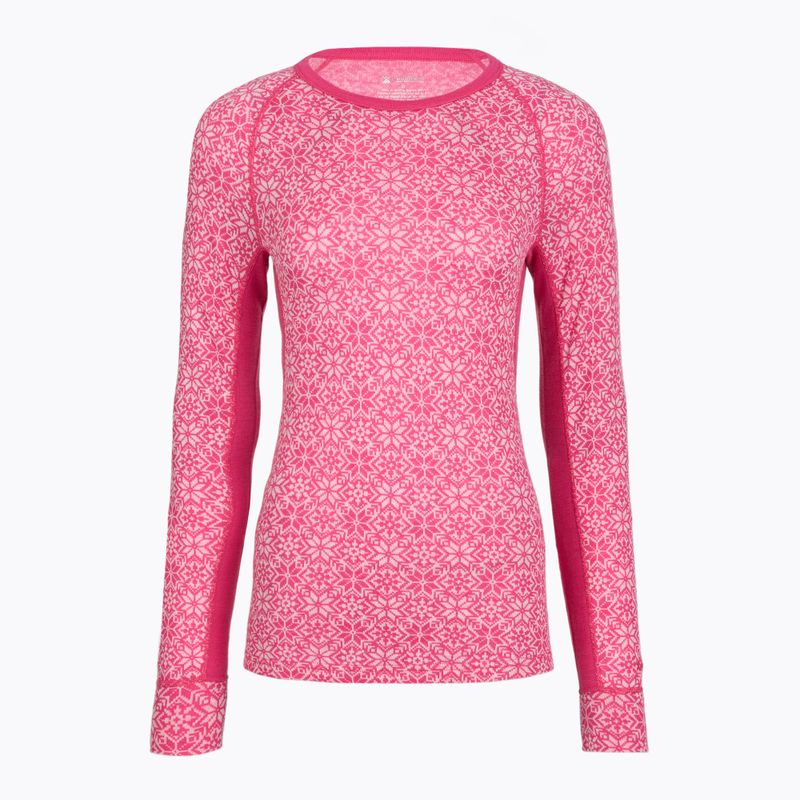 Moteriškas termo apatinio trikotažo komplektas Woolcano SET1109 Pink 3