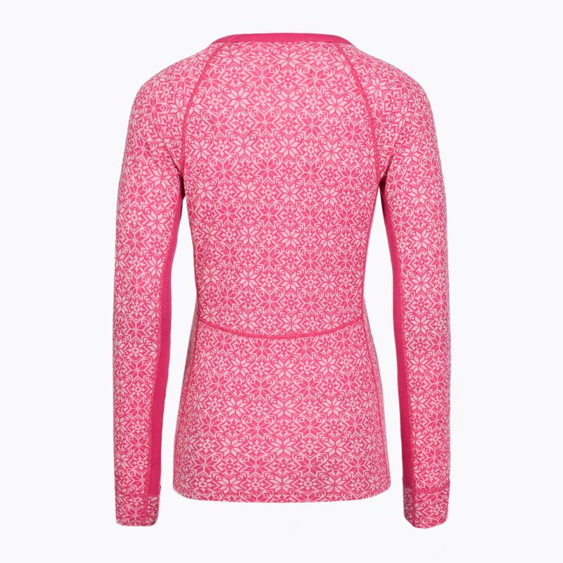 Moteriškas termo apatinio trikotažo komplektas Woolcano SET1109 Pink 4