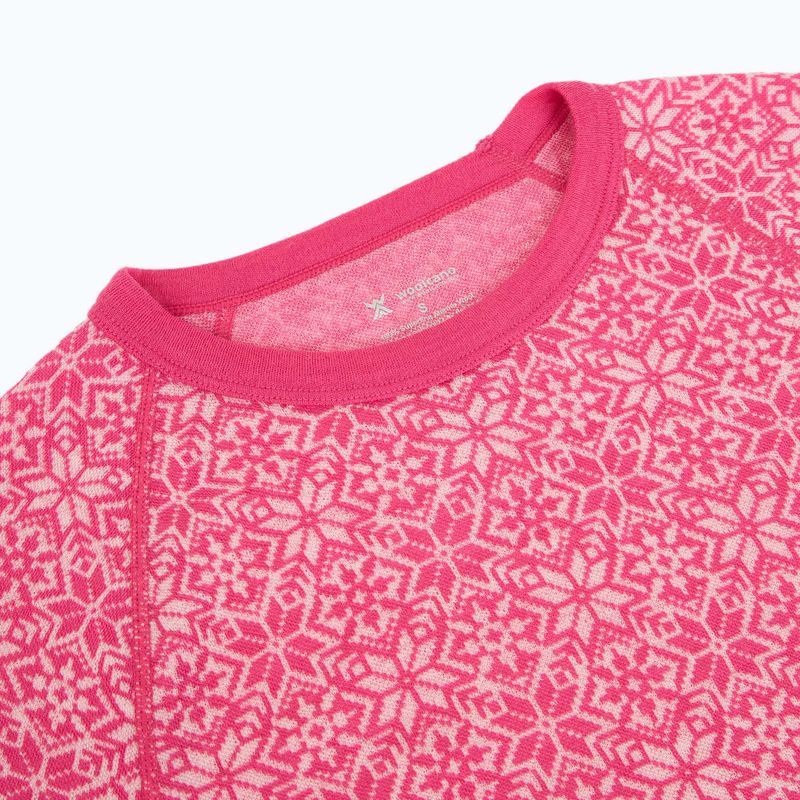 Moteriškas termo apatinio trikotažo komplektas Woolcano SET1109 Pink 6