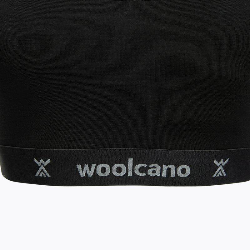 Liemenėlė Woolcano BRA1111 Czarny 3