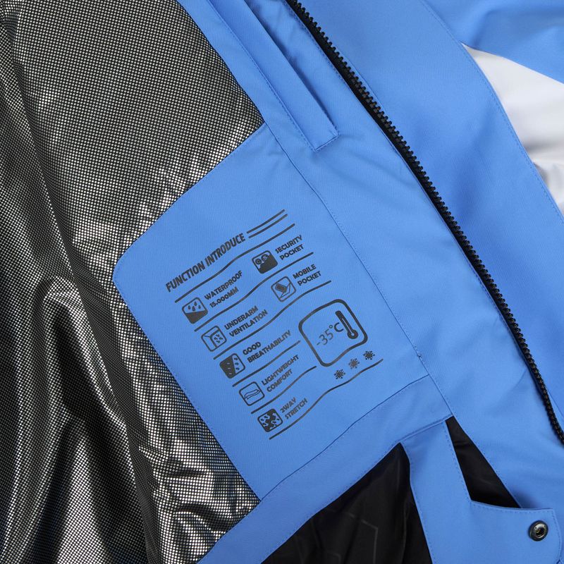 Vyriška slidinėjimo striukė DISUMER Peak JKT blue/white 12