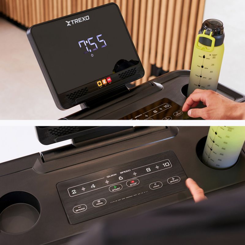 Elektrinis bėgimo takelis XTREXO TXO-W325 juodas 14